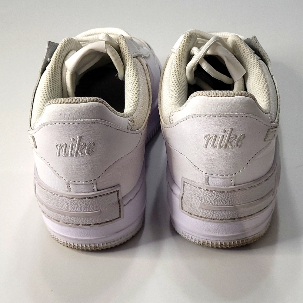 NIKE AIR FORCE 1 Shadow Triple White CI0919 100 Women size 9. - Picture 3 of 16
